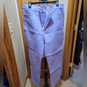 Gloria Vanderbilt Amanda Classic Jeans, Size 18, Lilac.